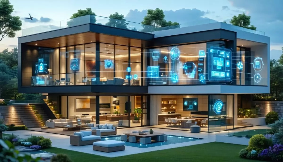Maison moderne intelligente